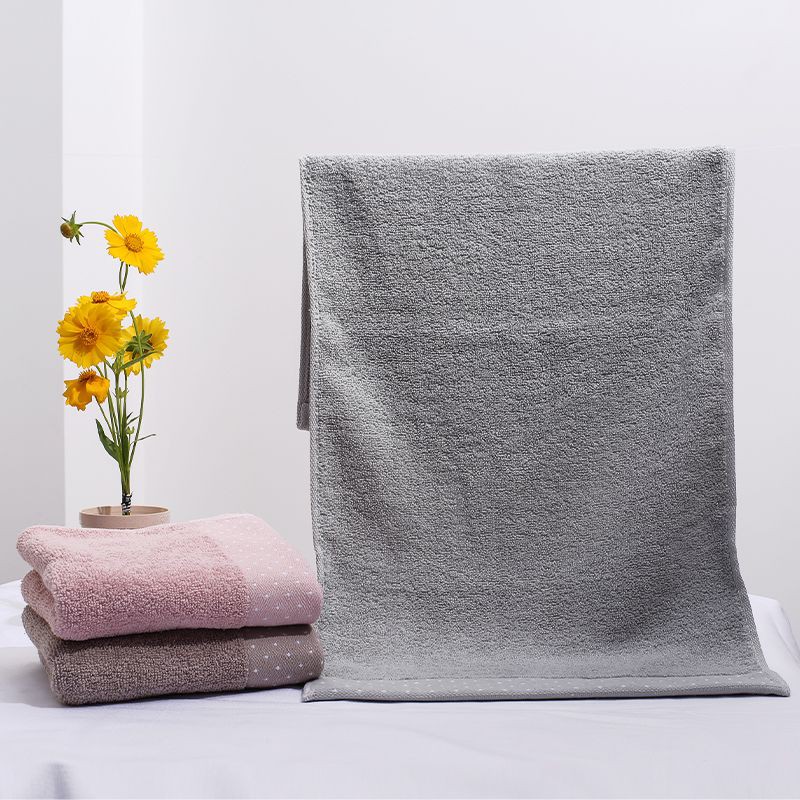 ผ้าขนหนูเช็ดผม KASSA HOME รุ่น SL106B-L.GY ขนาด 34 x 75 ซม. สีเทาอ่อน Cotton 100% อย่างดีที่คัดสรรมาเป็นพิเศษ