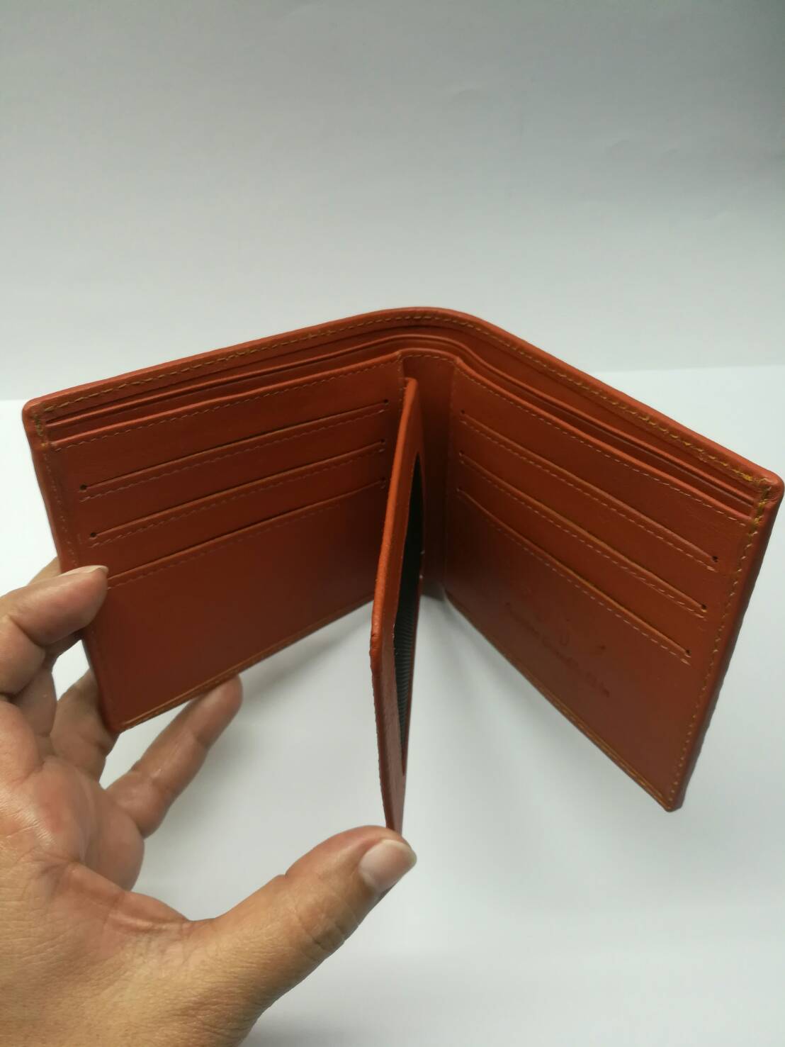 กระเป๋าหนังจระเข้แท้(กระดูกหัว) สีแทน