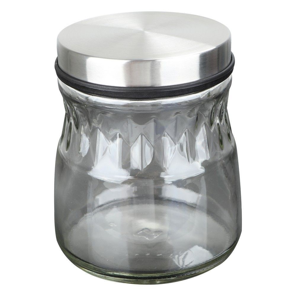 ขวดโหลแก้ว DIAMOND 1 ลิตร GLASS CANISTER DIAMOND 1L