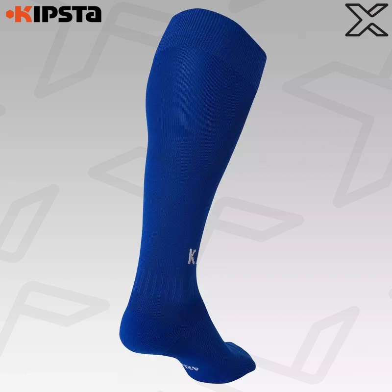 KIPSTA ถุงเท้าฟุตบอลสำหรับผู้ใหญ่รุ่น F100 (สีน้ำเงิน)