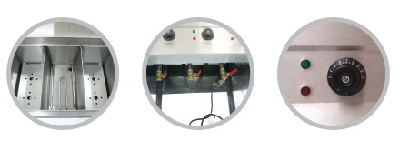 เตาลวกเส้นไฟฟ้า 6 หลุม แบบตั้งพื้น FR-6HK