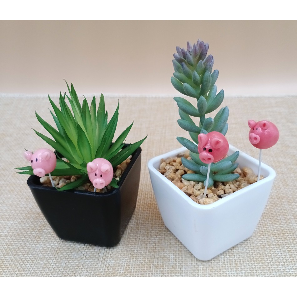 ตุ๊กตาจิ๋ว คละแบบ (((ขายส่งยกถุง 20 ตัว))) ปักสวนถาด ปักกระถาง แต่งสวนถาด แต่งกระถาง (ราคาต่อ 1 แพ็ค มี 20 ตัว)