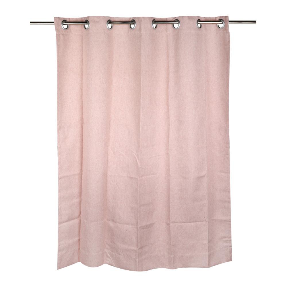 ผ้าม่าน EYELET CHILD FREEDOM STYLE PALE UV 135X160 ซม. สีชมพู ผ้าม่านประตู CURTAIN ผ้าม่านและมู่ลี่