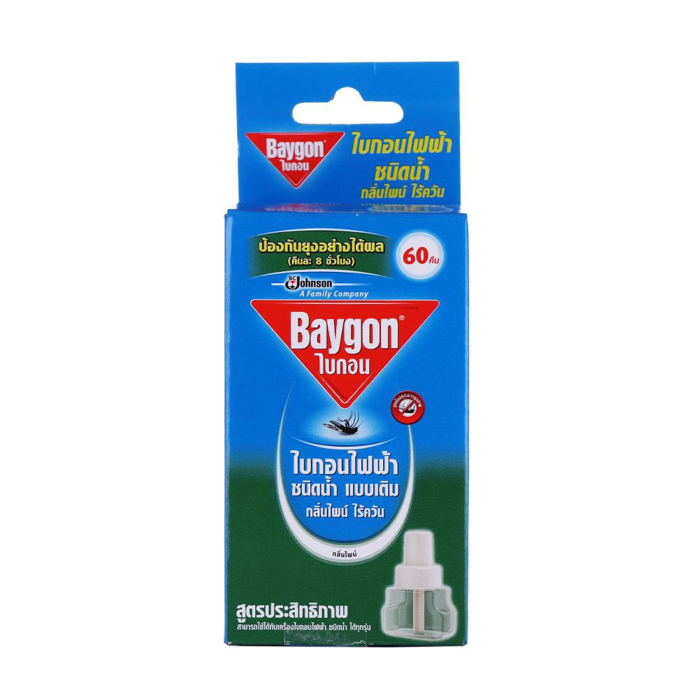 เครื่องไฟฟ้าไล่ยุงชนิดเติม BAYGON P60 PIE REFILL ELECTRICAL MOSQUITO EXPEL BAYGON P60 PIE