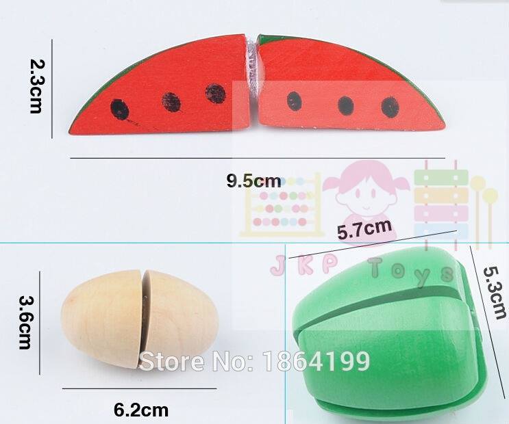 JKP Toys ของเล่นไม้เสริมพัฒนาการ เซทเชุดครัวมินิพร้อมเตาอบ + หั่นผัก ผลไม้