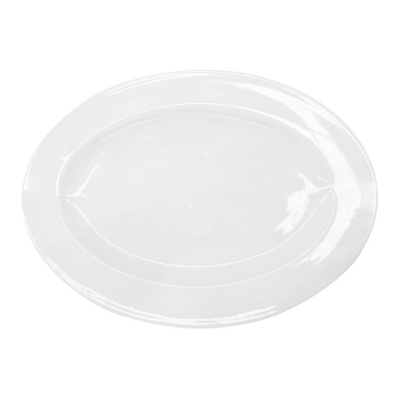 ROYAL PORCELAIN จานเปล รุ่น WWP4003 ขนาด 26 x 36 ซม. สีขาว เหมาะสำหรับใช้งานทั้งในบ้านและร้านอาหาร