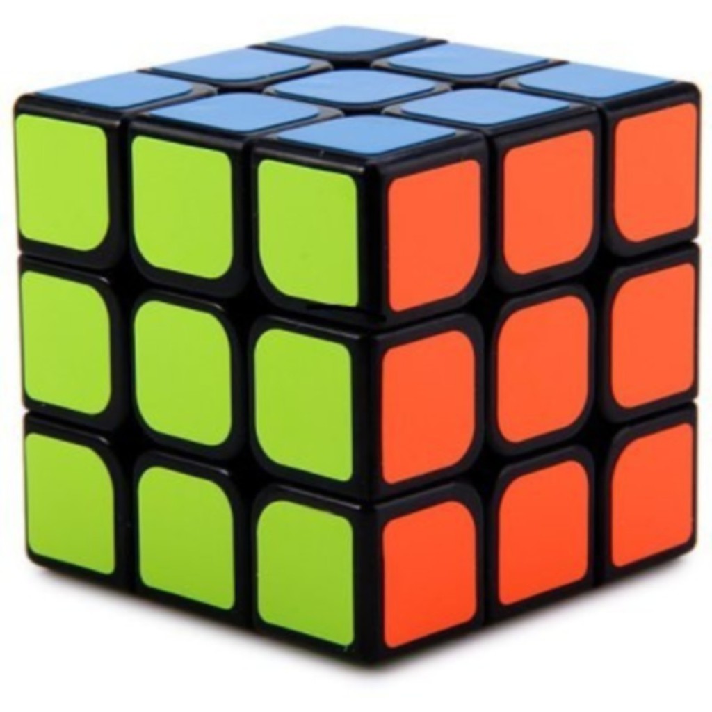 รูบิค 3x3x3 Guanlong ดำ ขาว