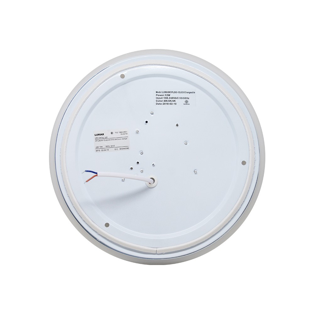 ไฟเพดาน LED A0103 18W CDW L&E AC MD WH 13" โคมไฟภายใน โคมไฟเพดาน