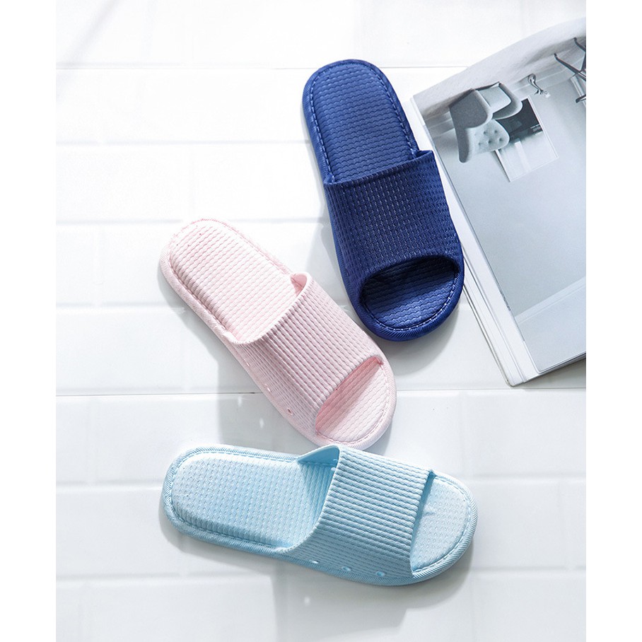 Amei รองเท้า แบบยาง EVA และรองเท้าแตะในร่มบ้านรองเท้าแตะห้องน้ำลื่น รุ่น 6801