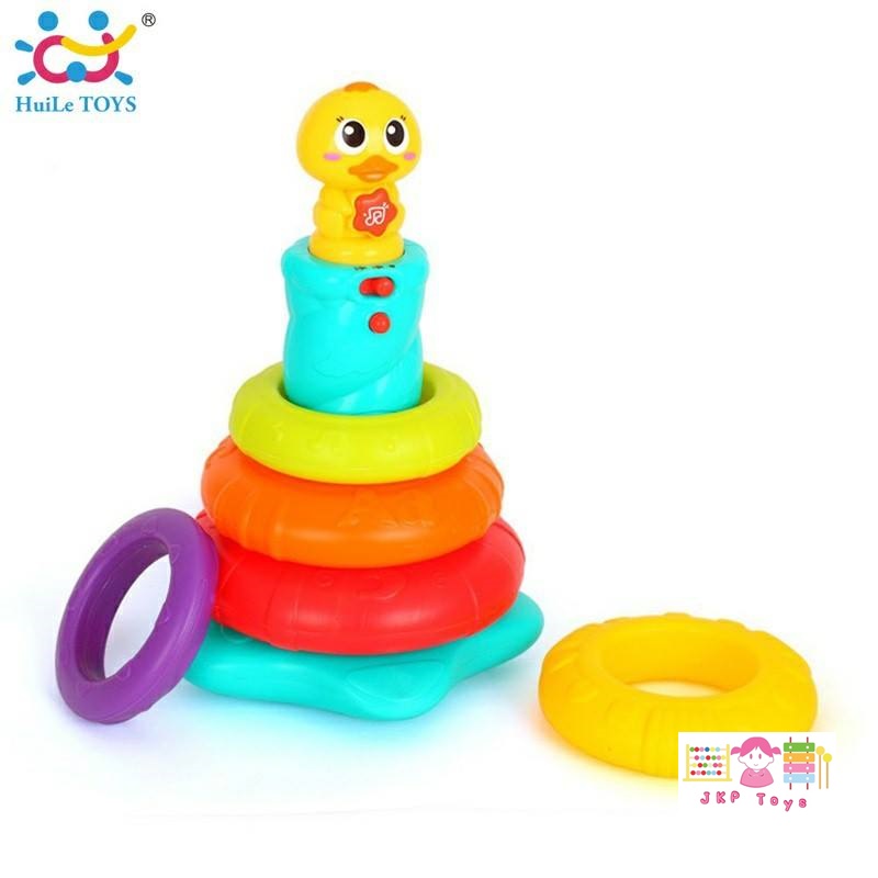 Huile Toys Stacking Rainbow Duck ห่วงเรียงซ้อนลูกเป็ดน้อย