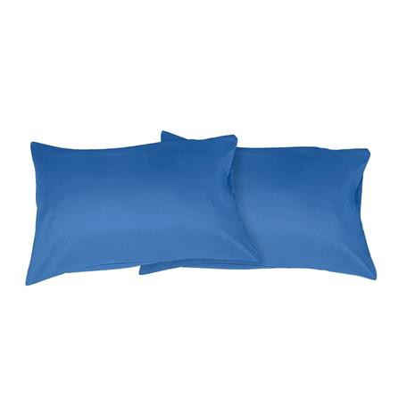 ปลอกหมอนหนุน BED CLIP STANDARD สีน้ำเงิน แพ็ก 2 ชิ้น ผ้าละเอียดนุ่มลื่น คืนตัวได้ดี