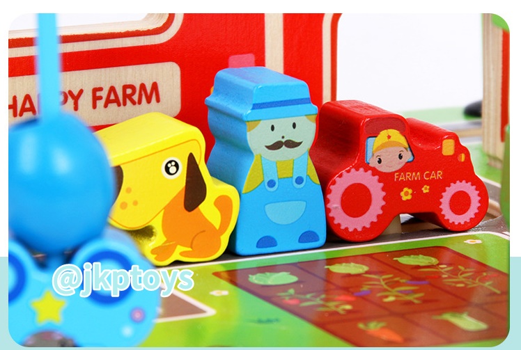 2 in 1 ขดลวดกิจกรรม รางเลื่อน ลายรถ สัตว์ สถานที่