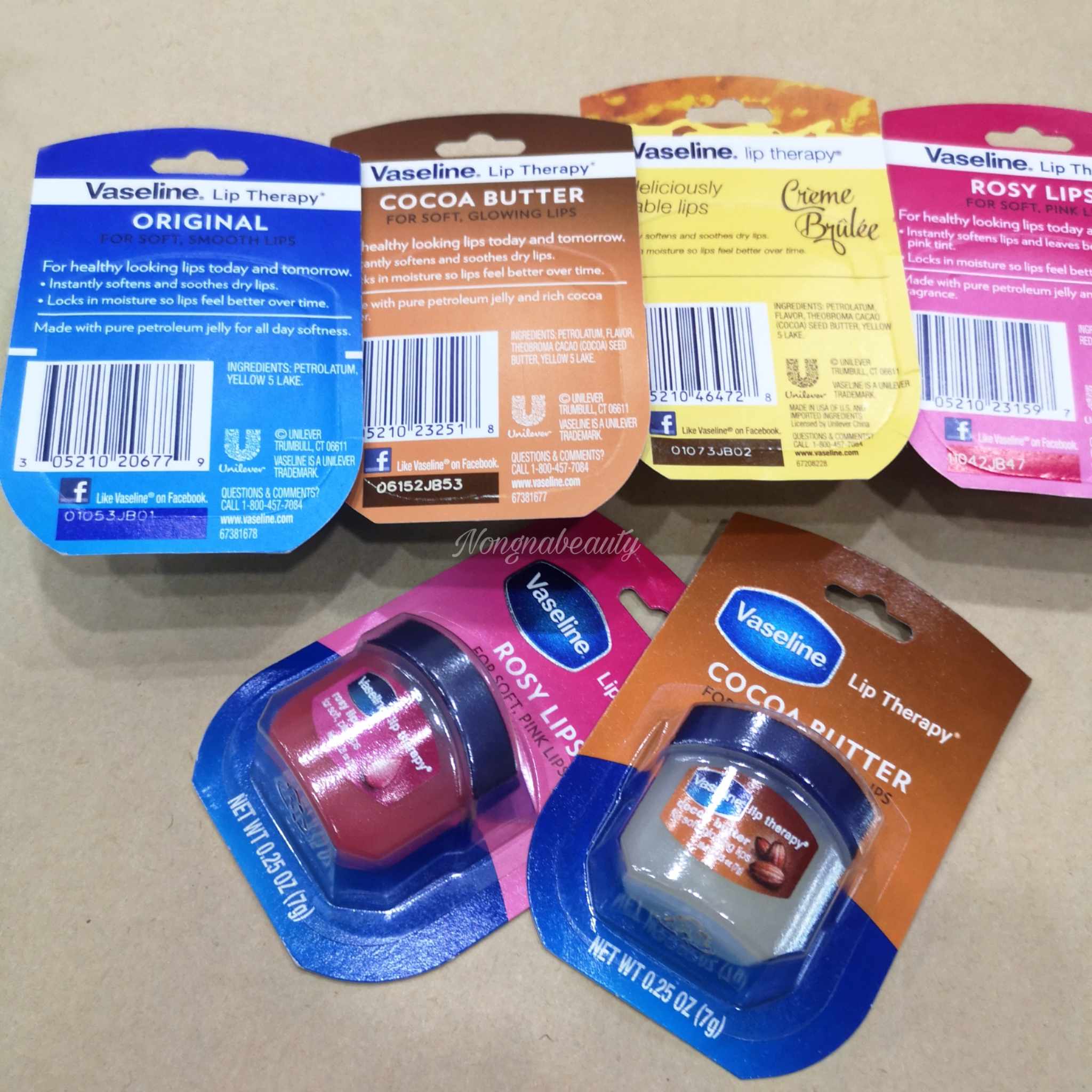 Vaseline Lip Therapy Mini ลิปบาล์มไซส์มินิ