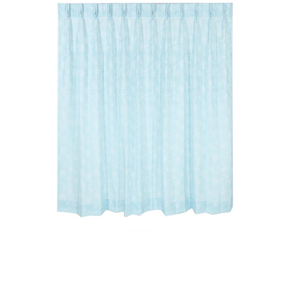 ผ้าม่านจีบ CHILD FREEDOM STYLE KIRA 185X160 ซม. สีฟ้า ผ้าม่านประตู CURTAIN ผ้าม่านและมู่ลี่