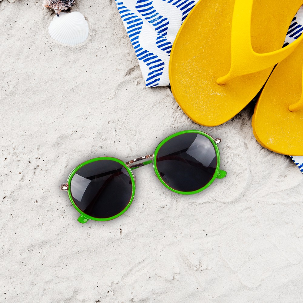 THETOY แว่นตาเด็ก แว่นตา แฟชั่น สุดน่ารัก เลนส์ POLALIZED กรอบหน้า 11 ซม.*เลนส์กว้าง 5 ซม*สูง 5 ซม.*ขาแว่นยาว 13 ซม.