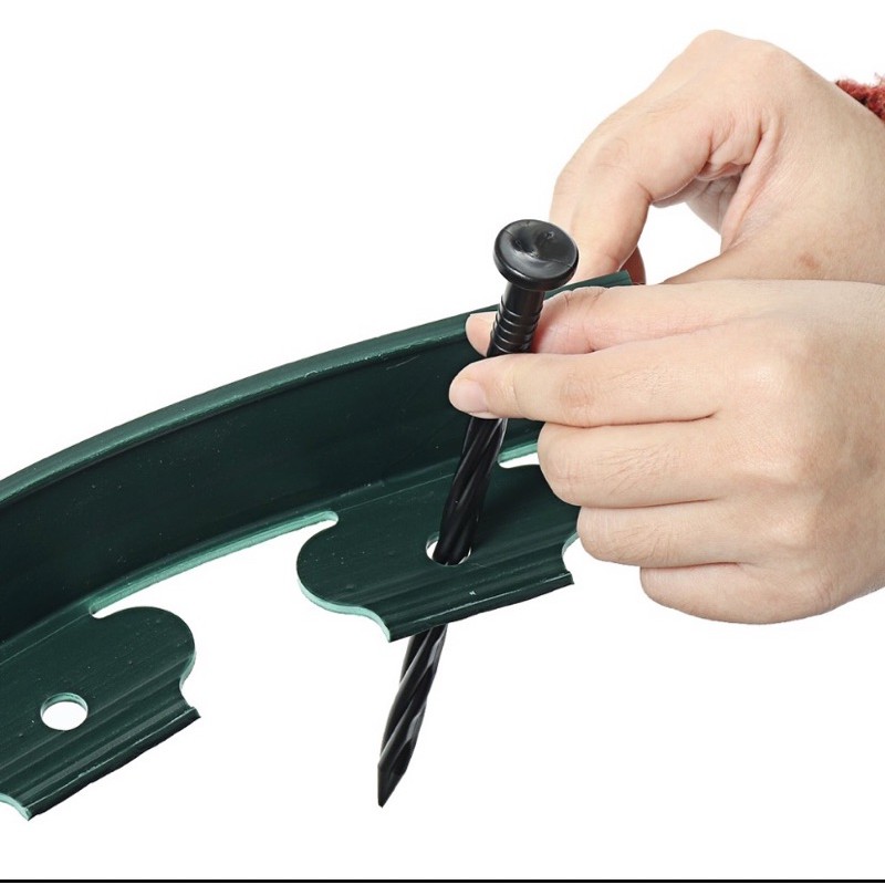 พร้อมส่ง💥💥 ขอบกั้นดิน มี3สี ที่กั้นดินไหล ที่กั้นดิน ที่แบ่งดินจัดสวน กั้นหญ้าและสวน ขอบกั้นจัดสวน เพียงตอกตะปู