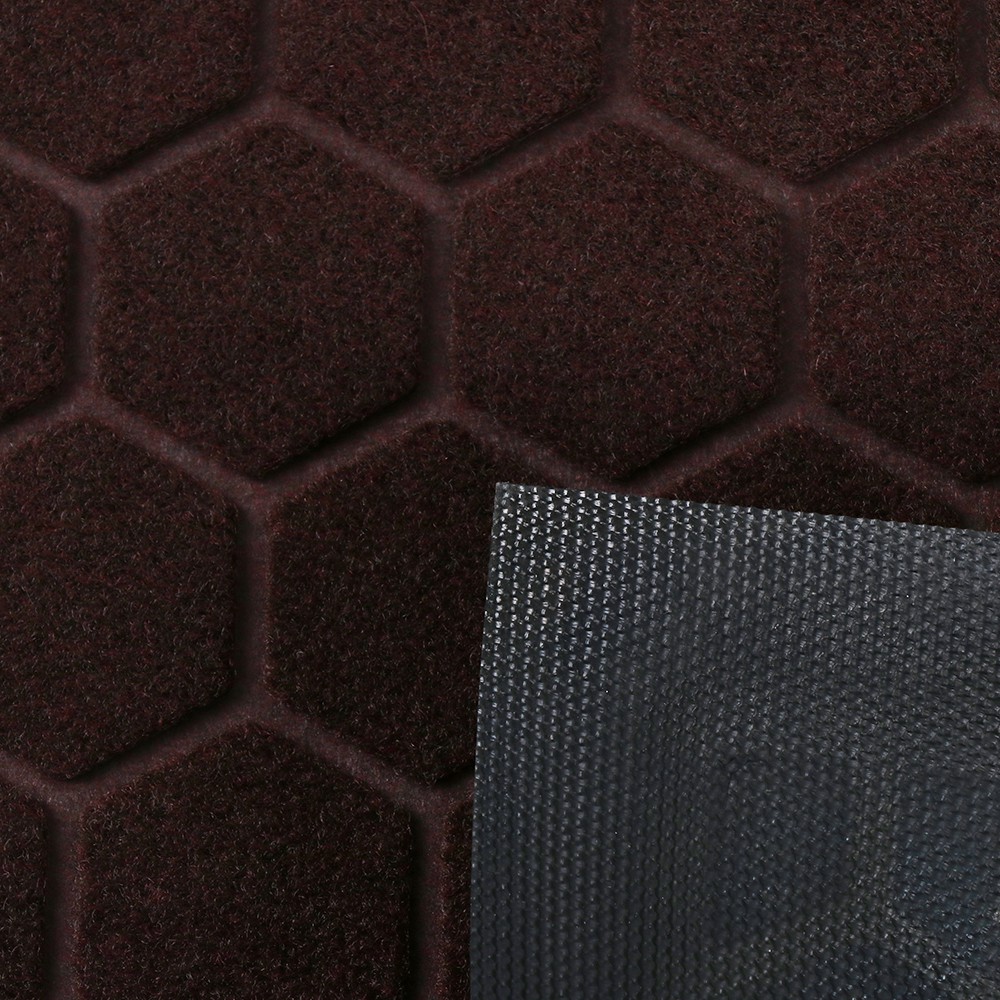 พรมปูพื้น พรมเช็ดเท้า พรมปูพื้น พรมภายนอก พรมเช็ดเท้าดักฝุ่นMX1015 44X74 น้ำตาล HOME LIVING STYLE