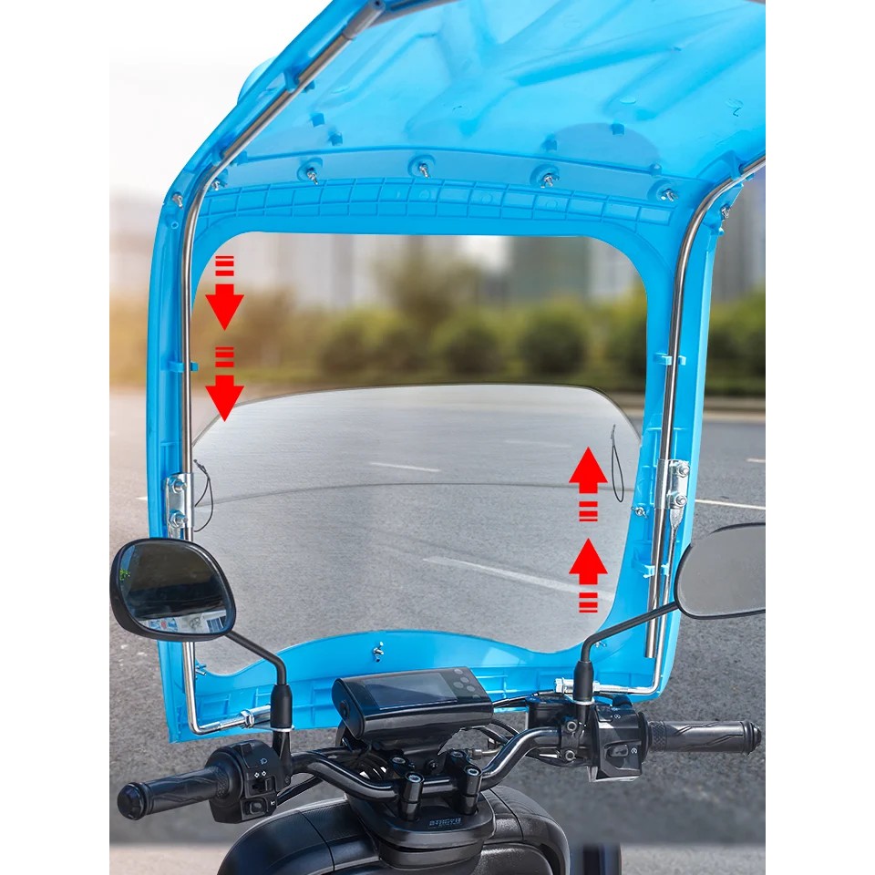 !!สินค้าขายดี!! หลังคารถมอเตอร์ไซค์ Motorbike Sun/Rain Visor