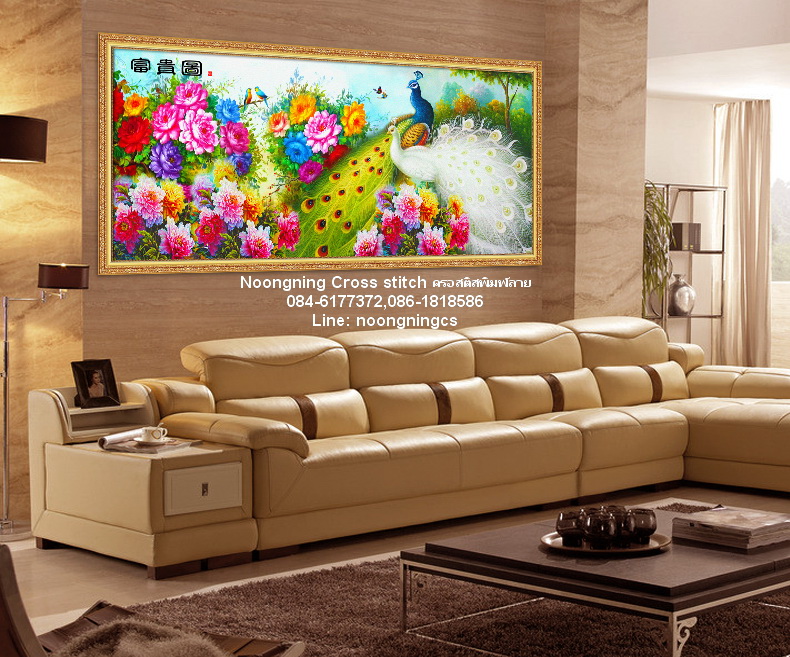 ปลาคราฟ ชุดปักครอสติช พิมพ์ลาย ครอสติสจีน งานฝีมือ DIY