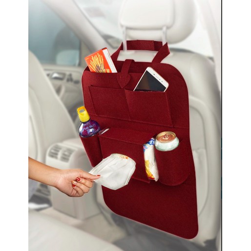 !!สินค้าขายดี!! กระเป๋าใส่ของในรถยนต์ กระเป๋าใส่ของหลังเบาะ Car Seat Organizer