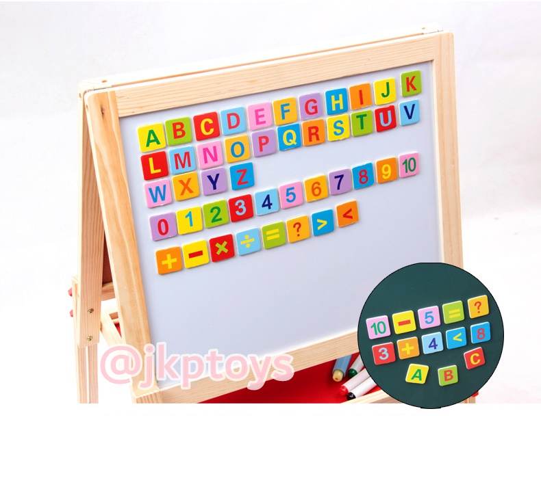 กระดานไวท์บอร์ด+กระดานดำ เเม่เหล็กสูง 60-150 cm.