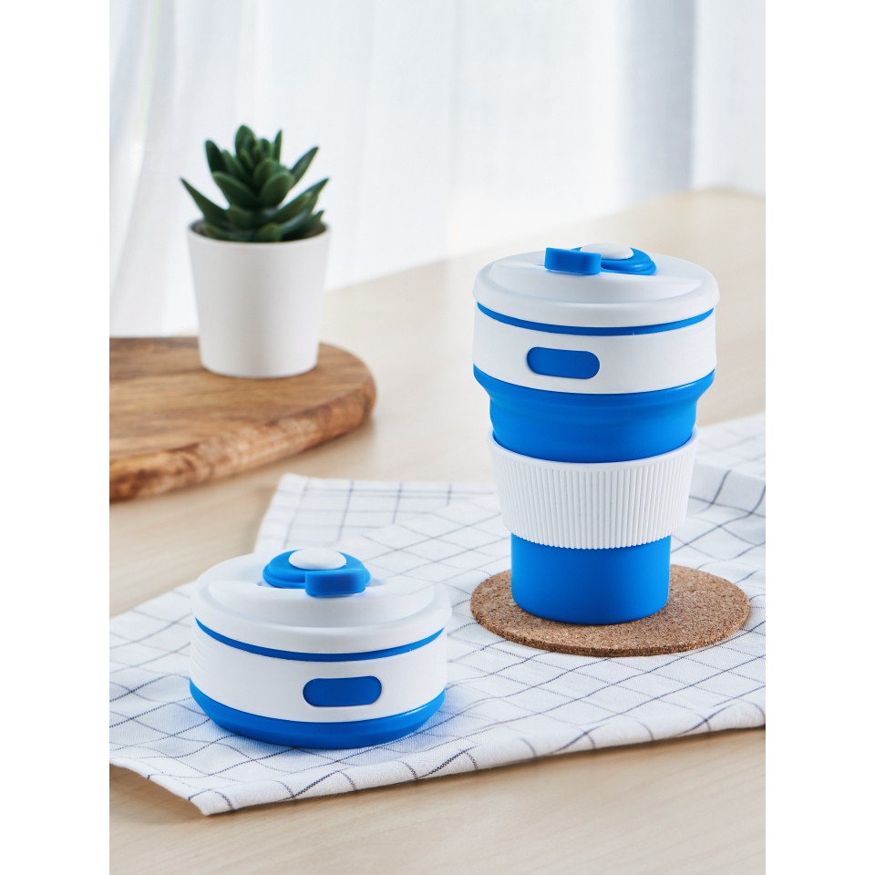 !!สินค้าขายดี!! แก้วน้ำซิลีโคนพับได้ แก้วน้ำพกพา แก้วพับได้ Collapsible Cup