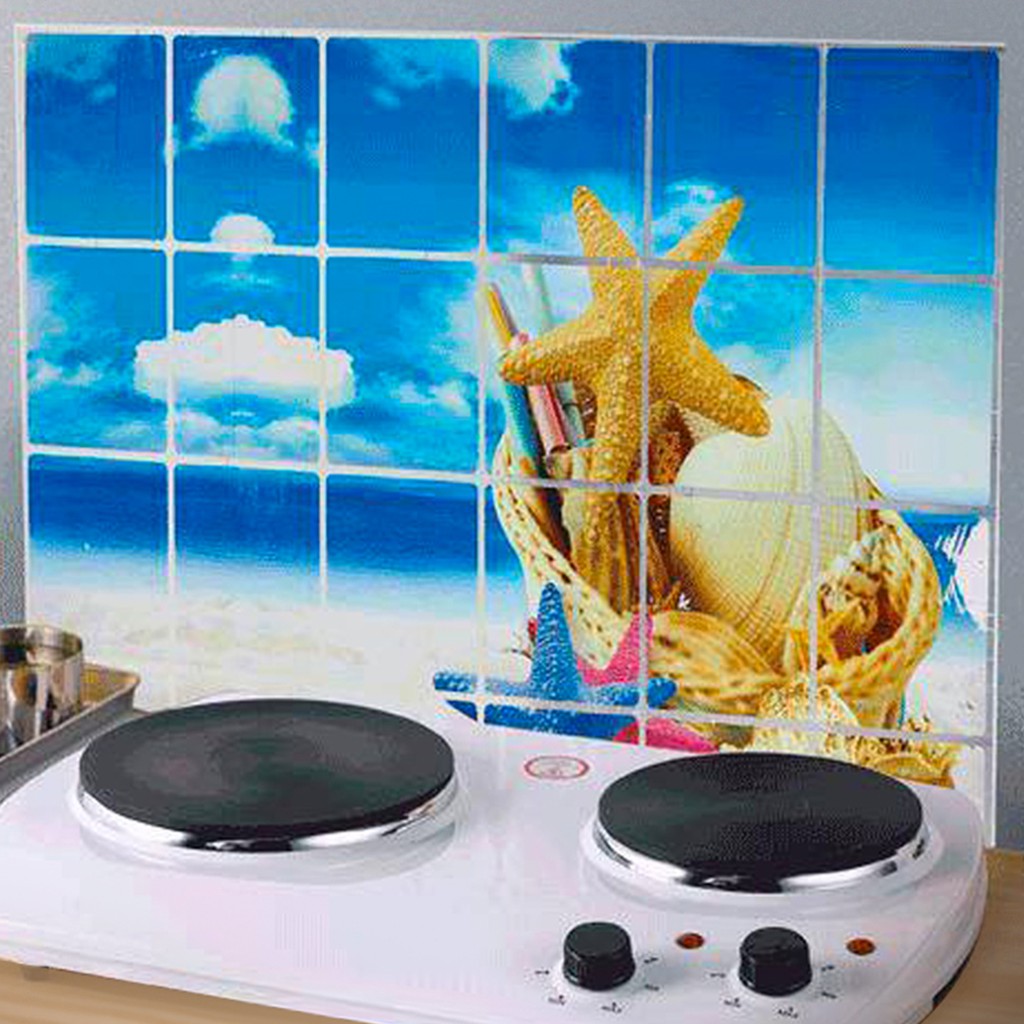 !!สินค้าขายดี!! ฟอยล์ติดผนังครัวกันน้ำมันกระเด็น แผ่นกันน้ำมันกระเด็น Aluminium Foil Wall Cover