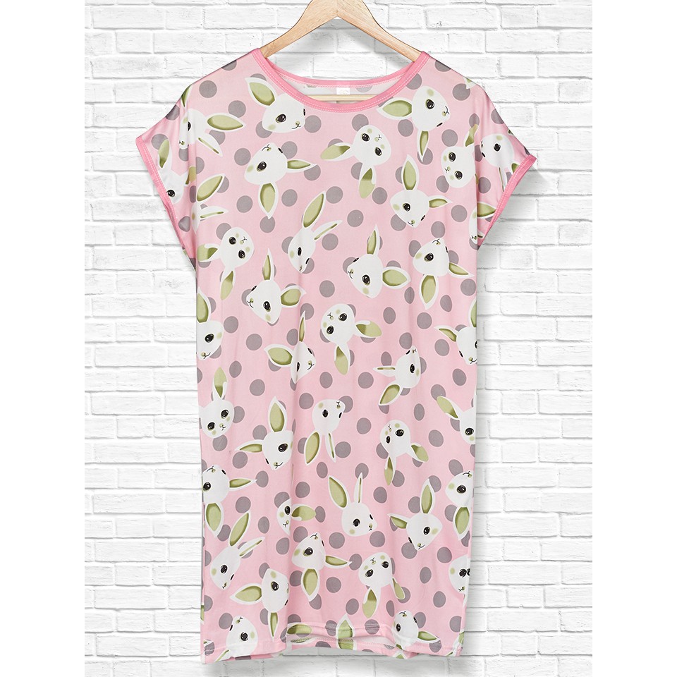 !!สินค้าขายดี!! ชุดนอนลายกระต่าย ชุดนอนสำหรับสุภาพสตรี Lady Sleep Wear