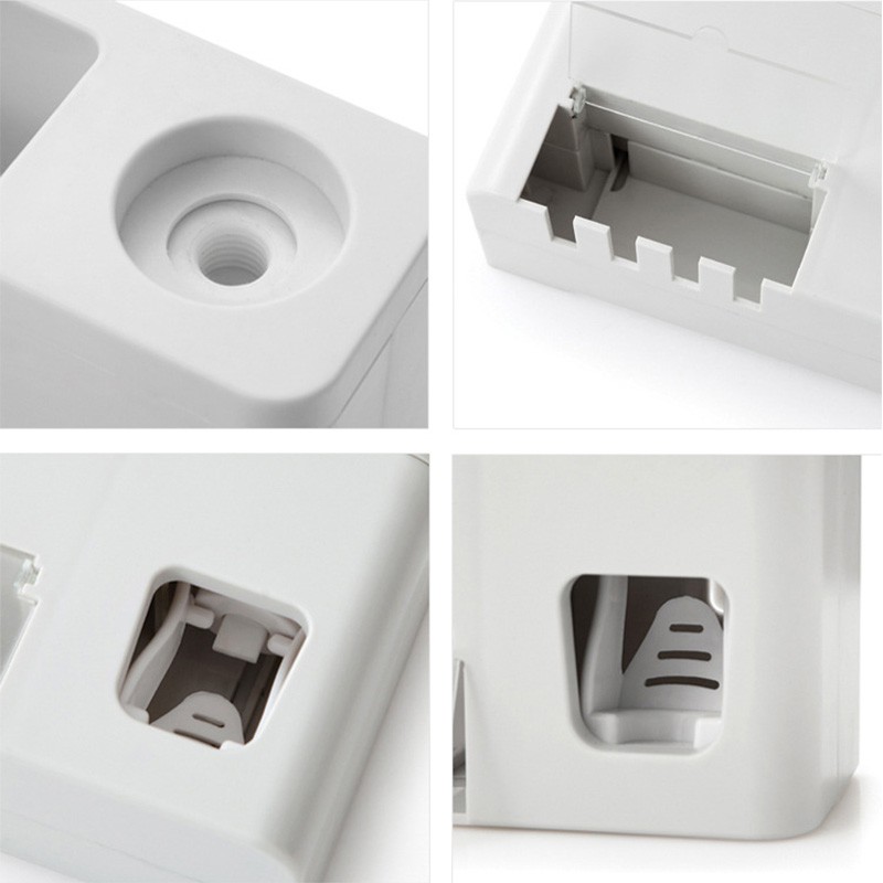 Bring2Home ที่บีบยาสีฟัน อัตโนมัติ ช่วยลดการสิ้นเปลืองยาสีฟัน ติดกับกระจกห้องน้ำหรือผนังจะช่วยประหยัดพื้นที่ มี 2 แบบ