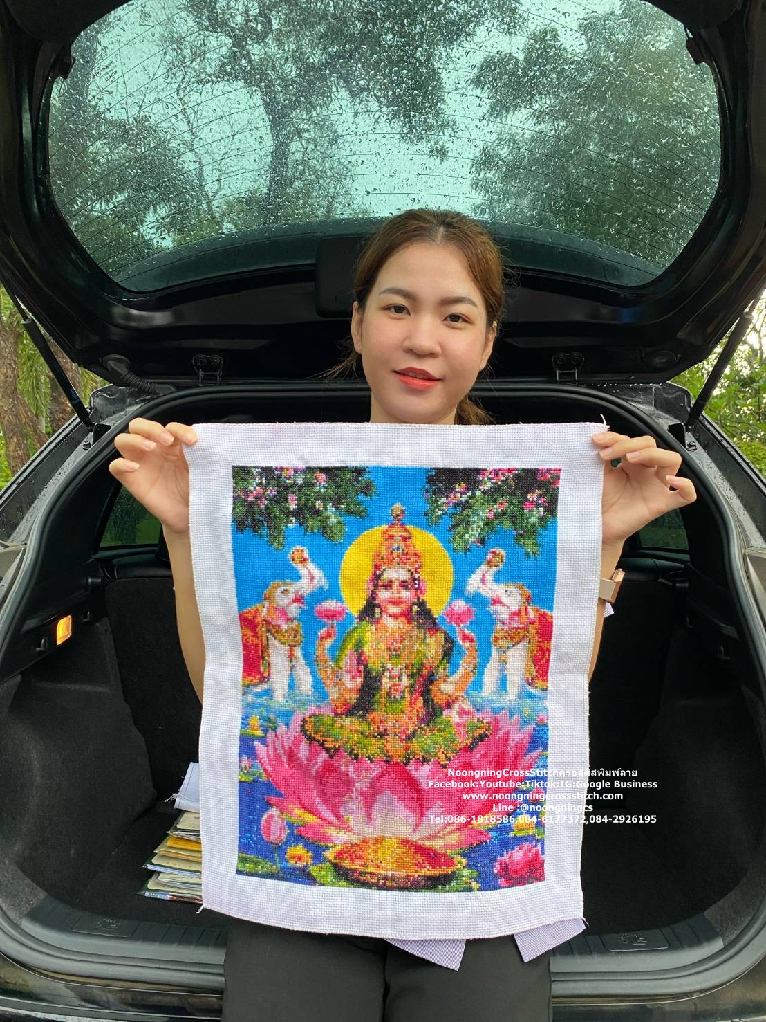 พระแม่ลักษมีนำโชค ครอสติสปักสำเร็จ