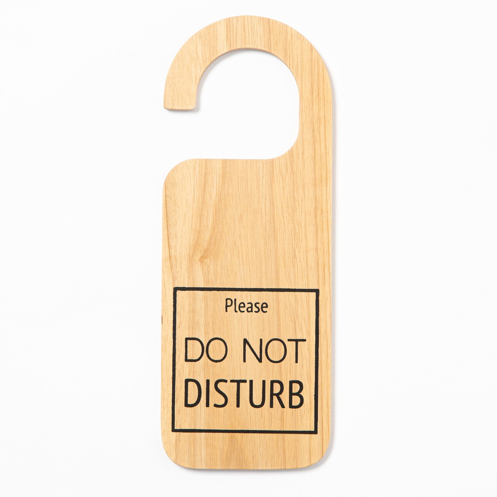 The Wood's Tale ป้ายแขวนประตู DOOR SIGN ("Please Do Not Disturb" / "Please Make Up Room")