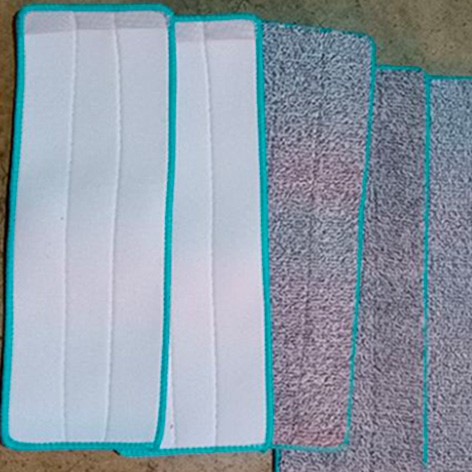 ผ้าม๊อบ อะไหล่ผ้าม๊อบ ผ้าถูพื้น ไม้ถูพื้นรีดน้ำ ไม้ถูพื้นแบบแบน ผ้าม๊อบ 5 ผืน flat mop ไม้ม็อบ ไม้ถูบ้าน