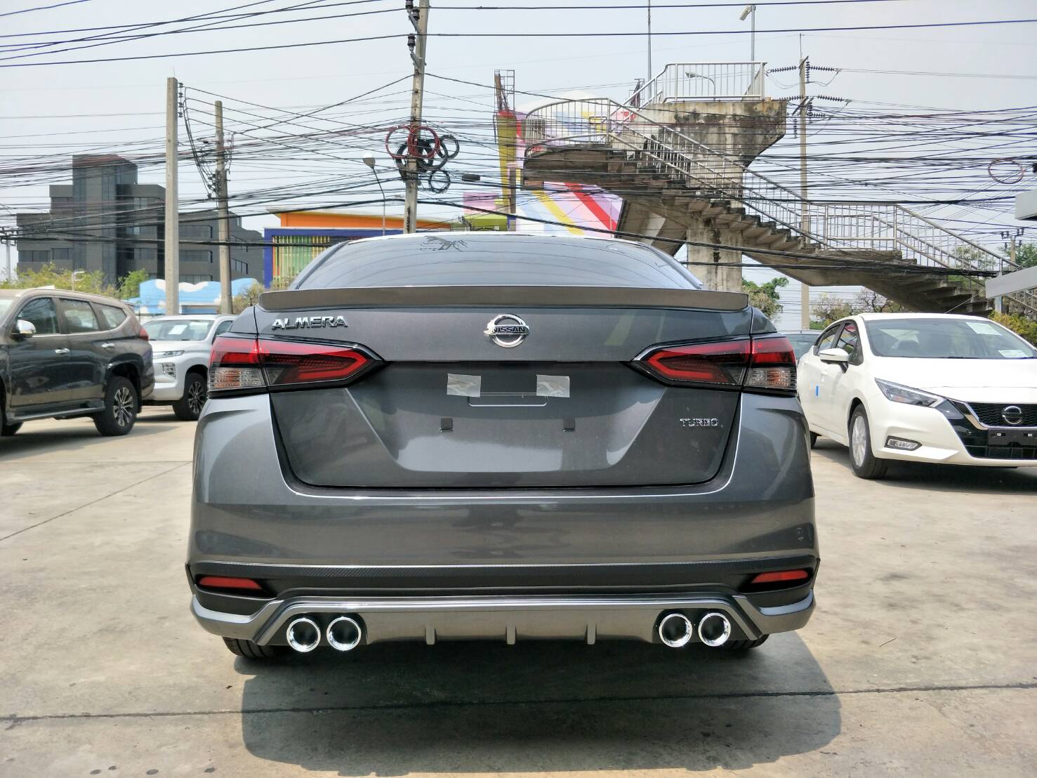 ชุดแต่งรถ สเกิร์ต-สปอยเลอร์ All New Almera 2020 Turbo ทรง SR-Limited By OSR