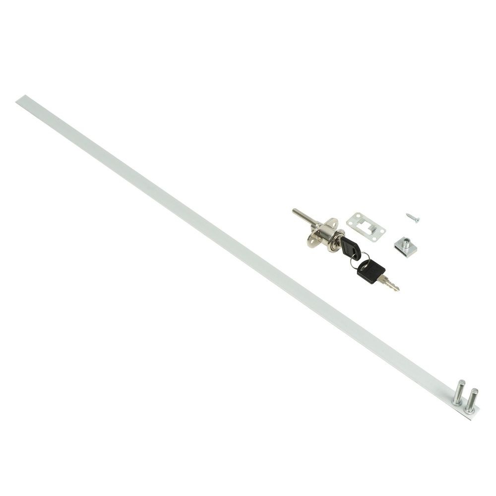 กุญแจล็อก HAFELE สีเงิน FRONT DRAWER LOCK HAFELE SILVER
