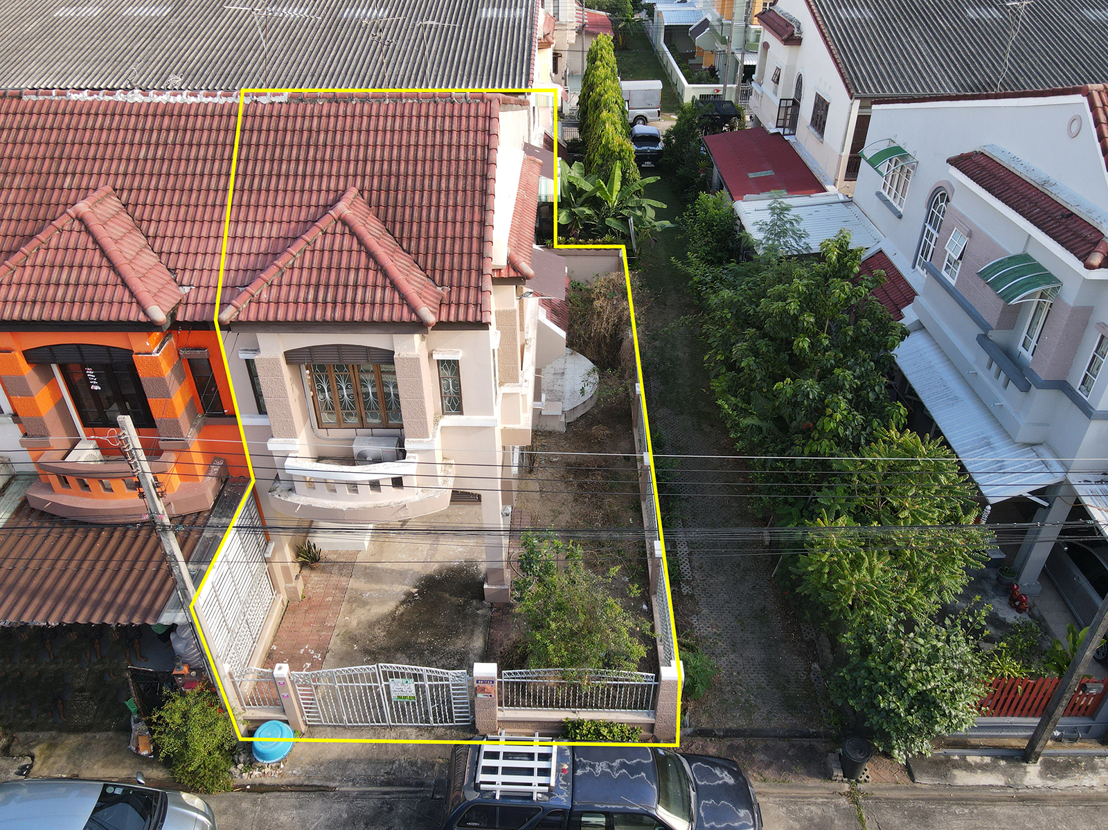 76901-ขายทาวน์เฮ้าส์ หลังมุม ปาริชาตถนน 345 บางคูวัด ปทุมธานี