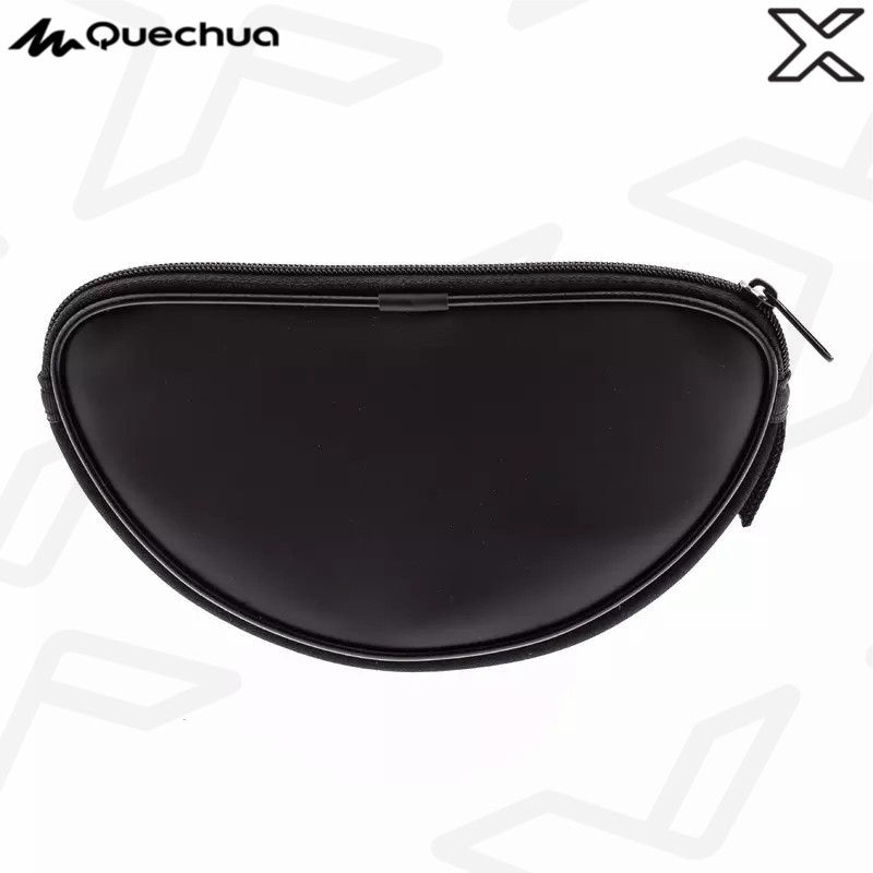 QUECHUA กล่องใส่แว่นตาแบบนีโอพรีนกึ่งแข็งรุ่น Case 500 (สีดำ)