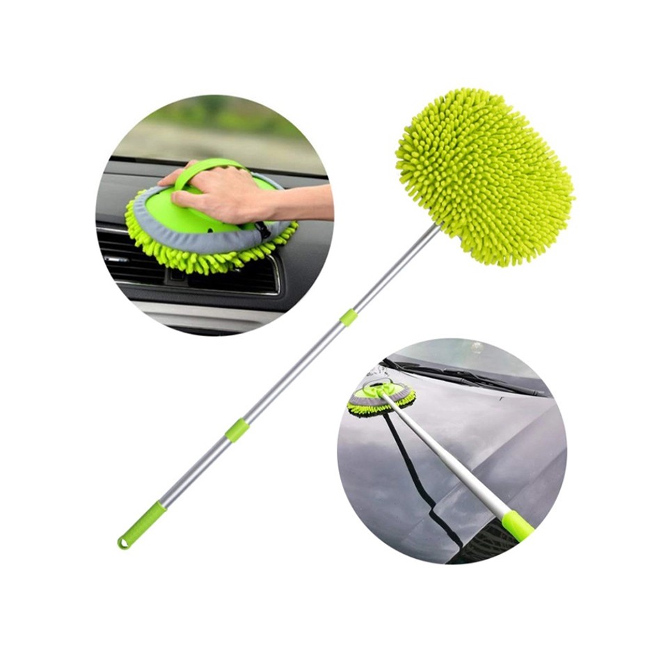 !!สินค้าขายดี!! แปรงล้างรถไมโครไฟเบอร์ 2-in-1 Car Wash Mop