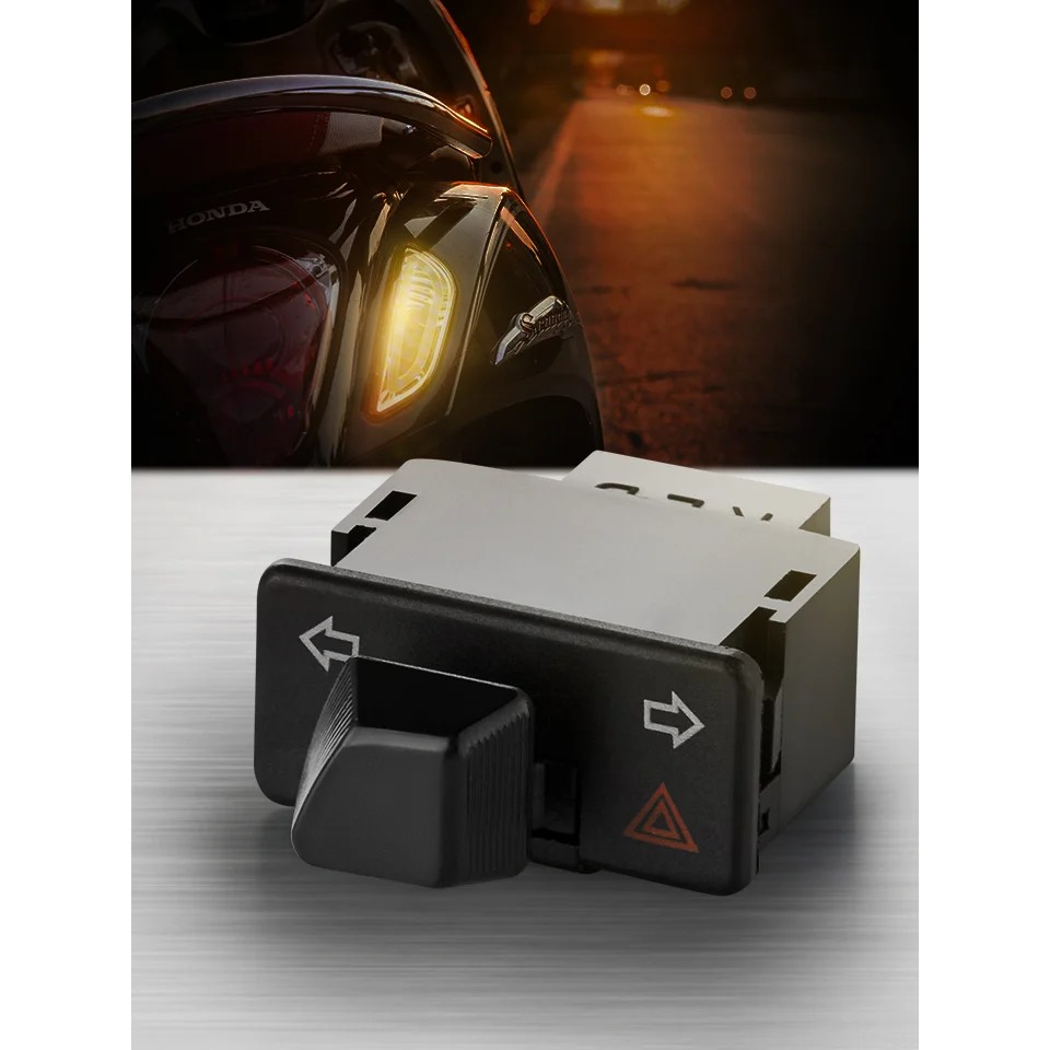 !!สินค้าขายดี!! สวิตช์ไฟเลี้ยวสำหรับรถมอเตอร์ไซค์ Signal Indicator Switch for Motorcycles