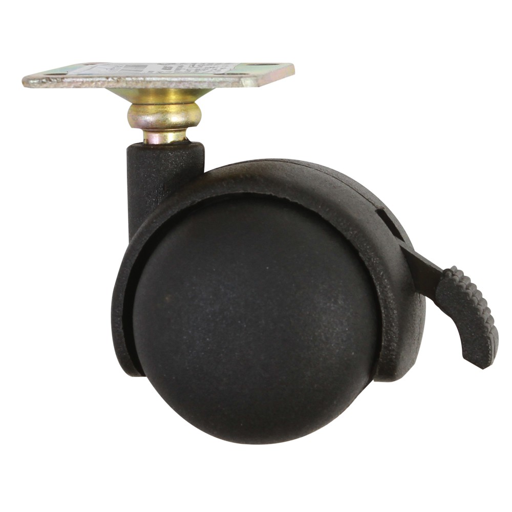 อะไหล่ เฟอร์นิเจอร์ ลูกล้อ NY TMC แป้นคู่ มีเบรค 1.5" TMC NY 1.5" BK BRAKE P. FURNITURE CASTER