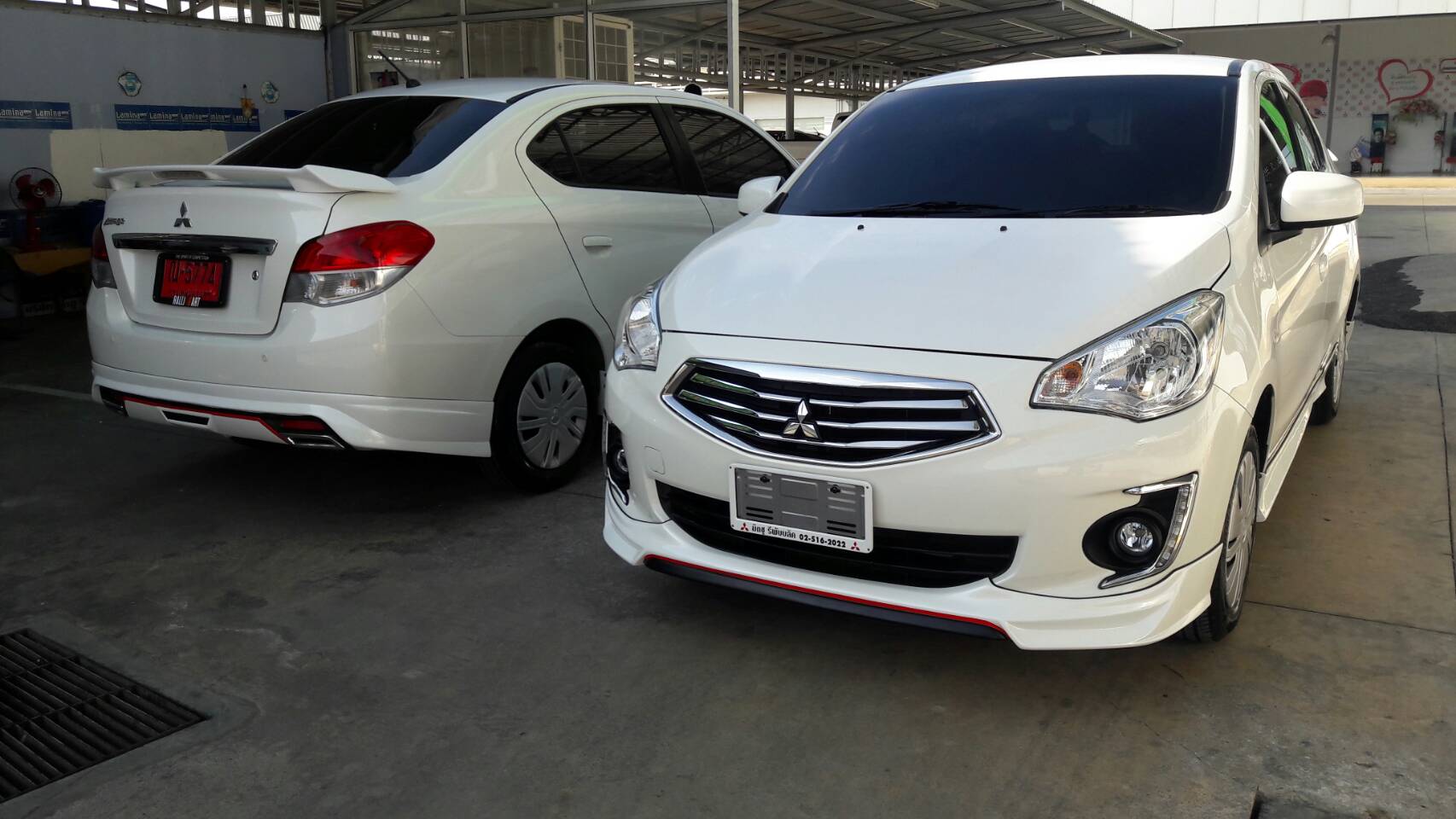ชุดแต่งรถ สเกิร์ต-สปอยเลอร์ Attrage ทรง SR-Limited