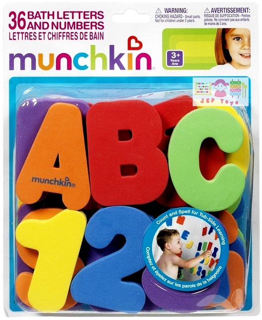ตัวอักษรลอยน้ำ-ติดฝาผนัง (Munchkin Floating Letters)