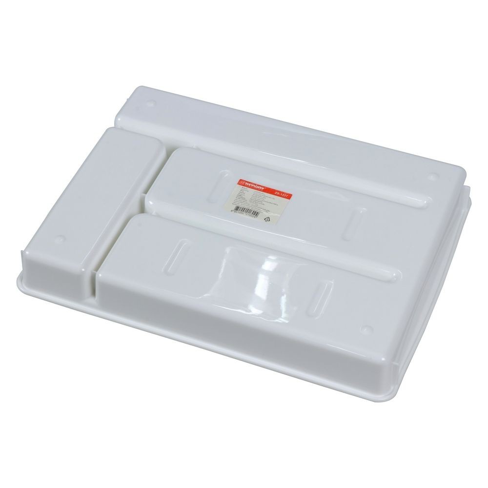 ถาดใส่อุปกรณ์ในครัว 4 ช่อง ZS-1227 สีขาว KITCHEN UTENSIL TRAY 4HOLE ZS-1227 WHITE