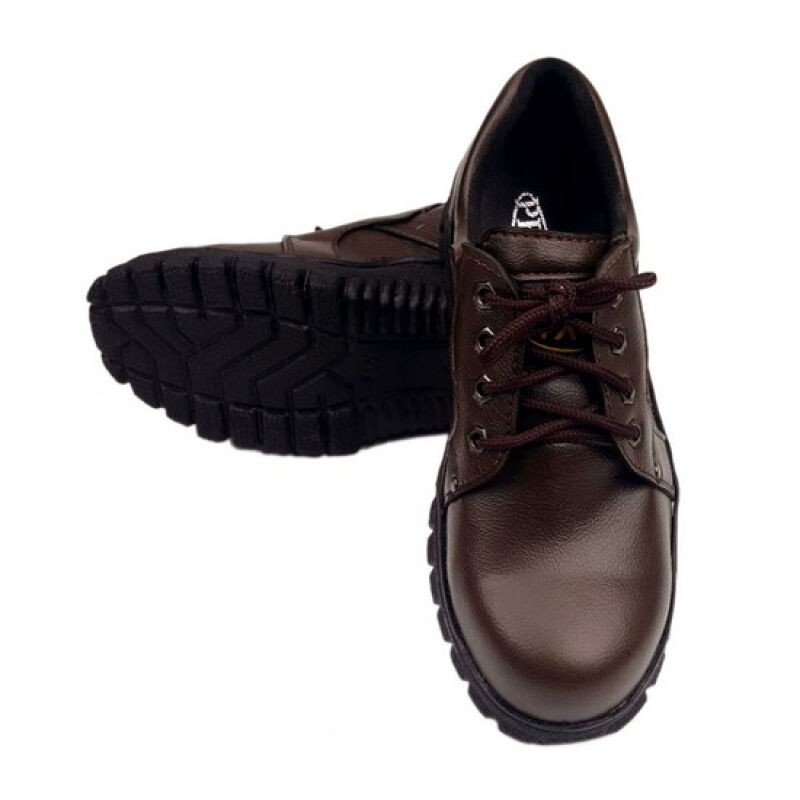 รองเท้าหนังเทียมหุ้มส้น PRODIGY SAFE MP005-B No.43 น้ำตาล Personal Protective Equipment