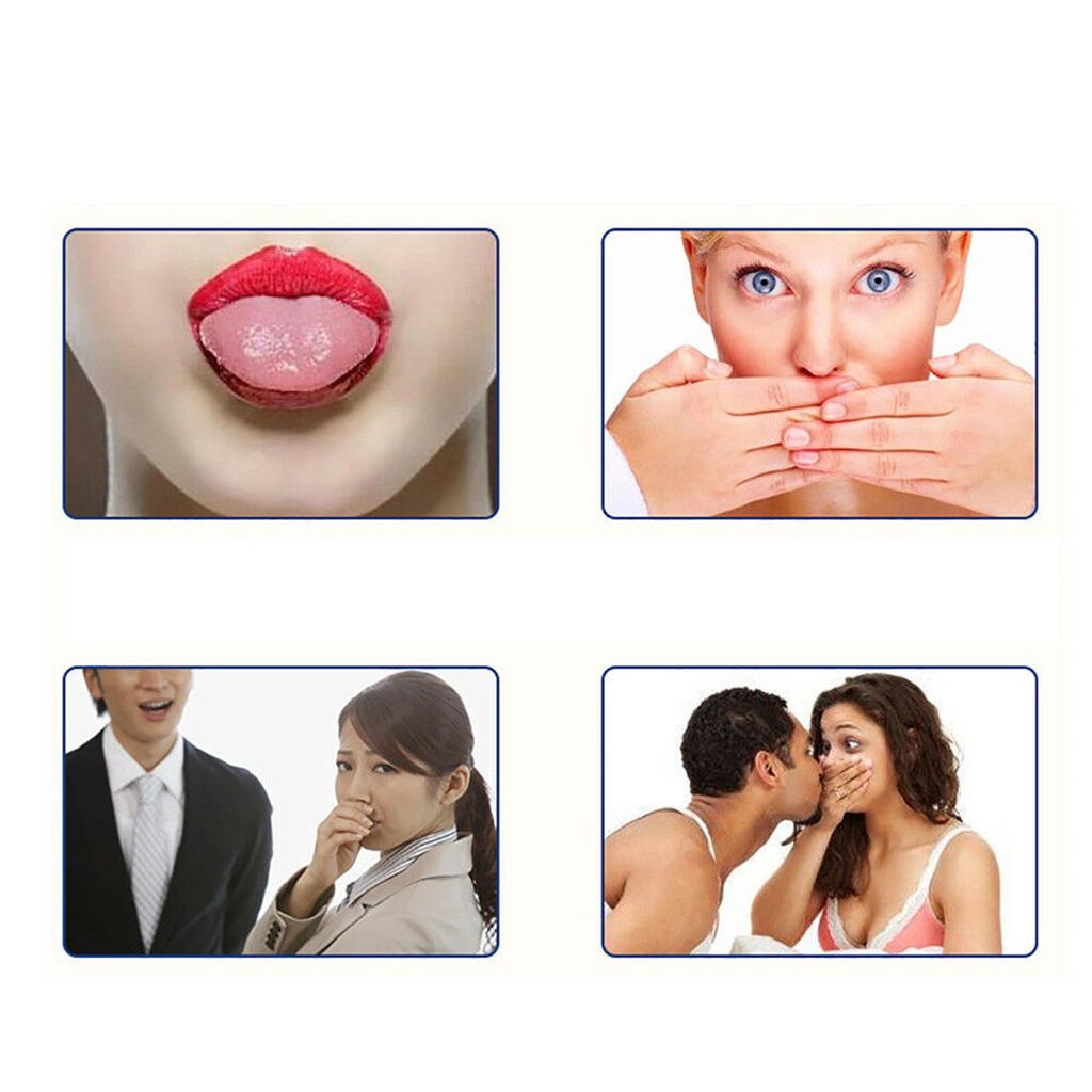 อุปกรณ์ทําความสะอาดลิ้นแบบพกพา 2 ชิ้น