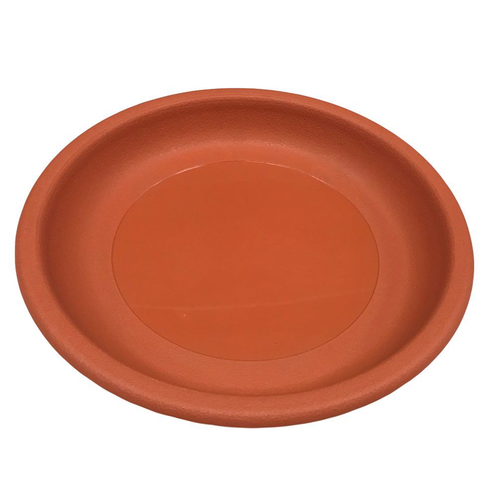 จานรองกระถางพลาสติก BABA 911 23 ซม. สี COTTA BABA SAUCER 911 23CM COTTA POT SAUCER