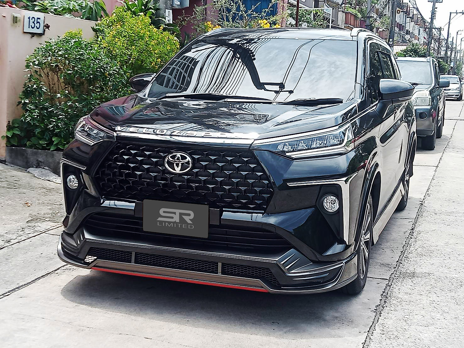 ชุดแต่งรถ-สเกิร์ต-สปอยเลอร์ Toyota Veloz 2022 ทรง SR-Limited