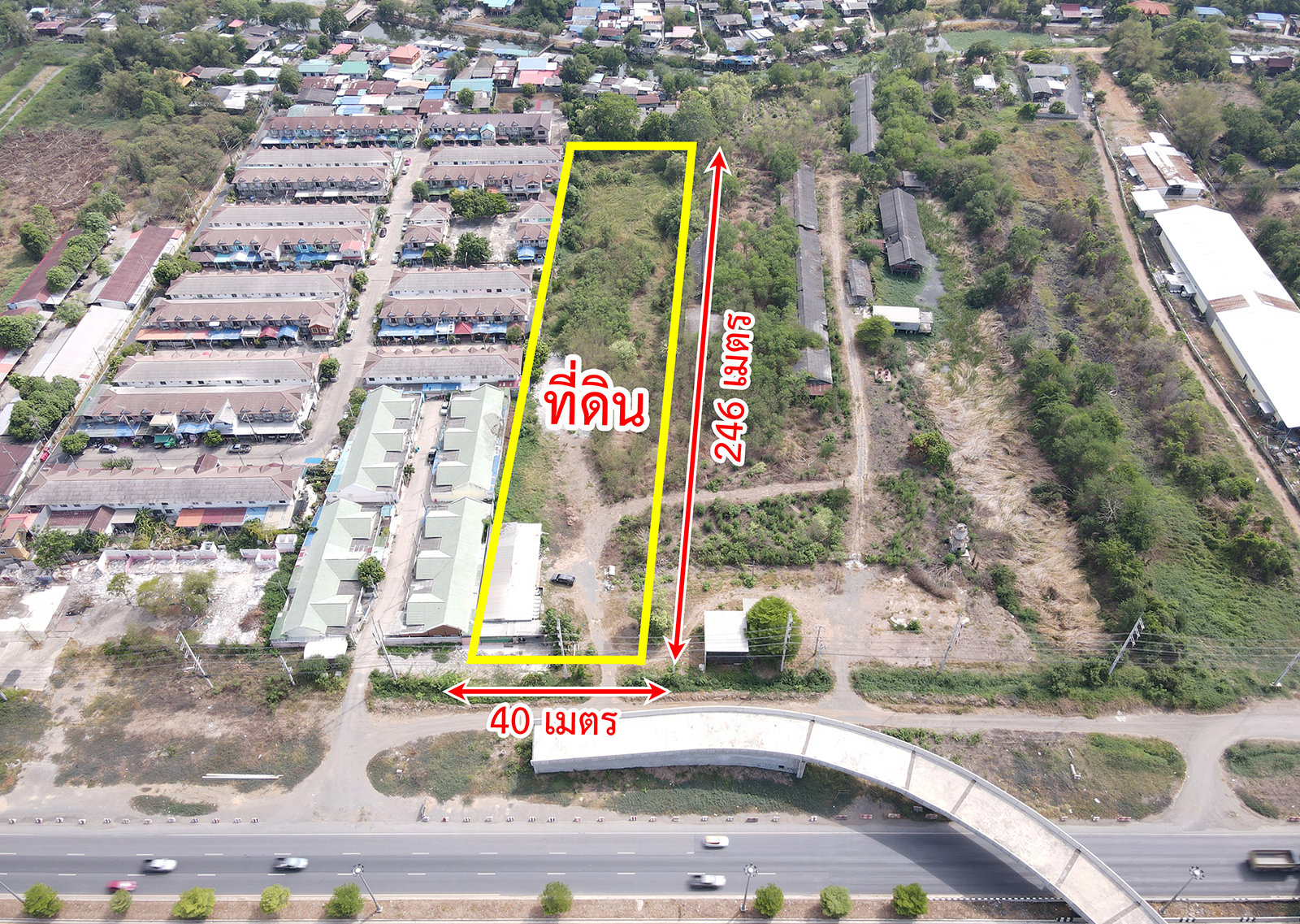 86306-ขายที่ดิน ถนนโรจนะ ต.ลำตาเสา อ.วังน้อย จ.พระนครศรีอยุธยา