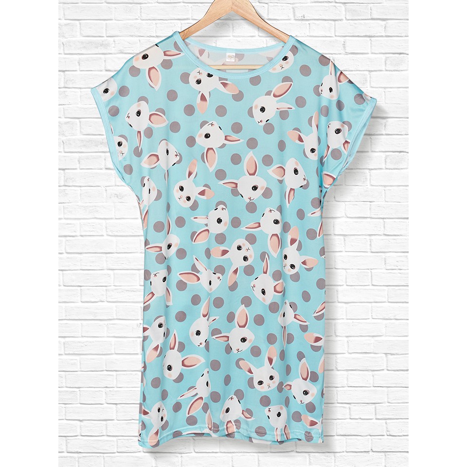 !!สินค้าขายดี!! ชุดนอนลายกระต่าย ชุดนอนสำหรับสุภาพสตรี Lady Sleep Wear