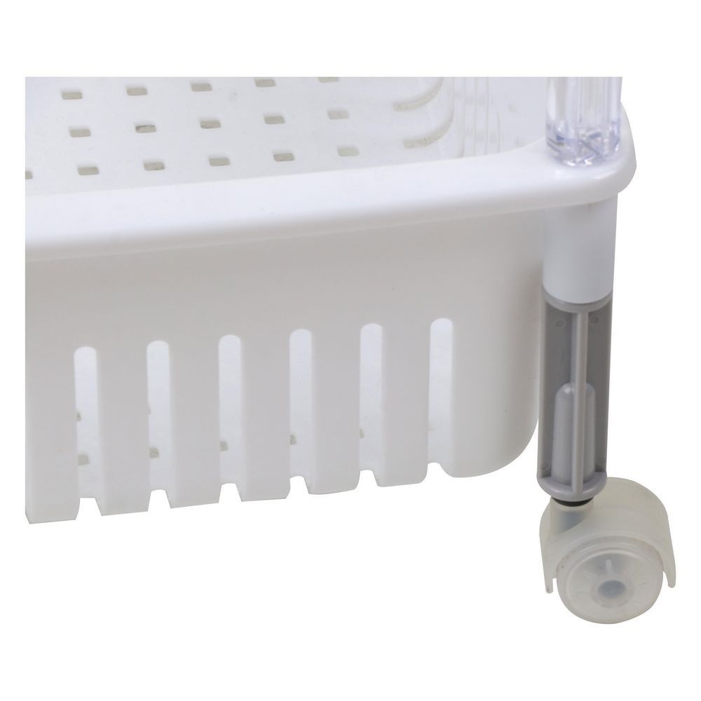 ชั้นวางของพลาสติก 3 ชั้นมีล้อ KEYWAY AP383 PLASTIC SHELF WITH CASTERS KEYWAY AP383