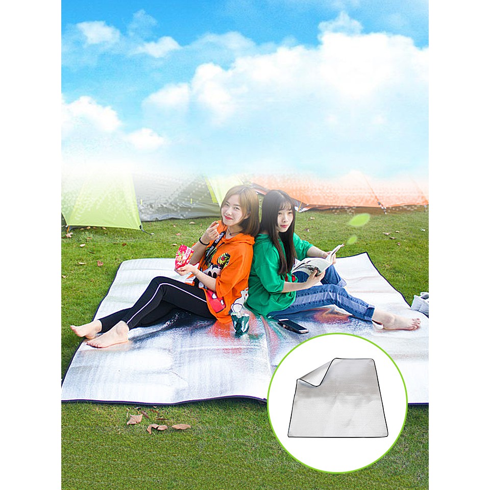 !!สินค้าขายดี!! เสื่อรองปูพื้นอเนกประสงค์ แบบ 2 ด้าน Aluminum Moisture Mat